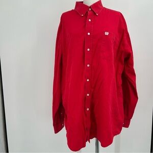 Cinch Bold Red Casual Button Down Shirt